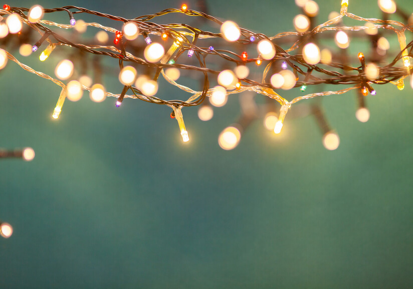 des lumières du temps des fêtes